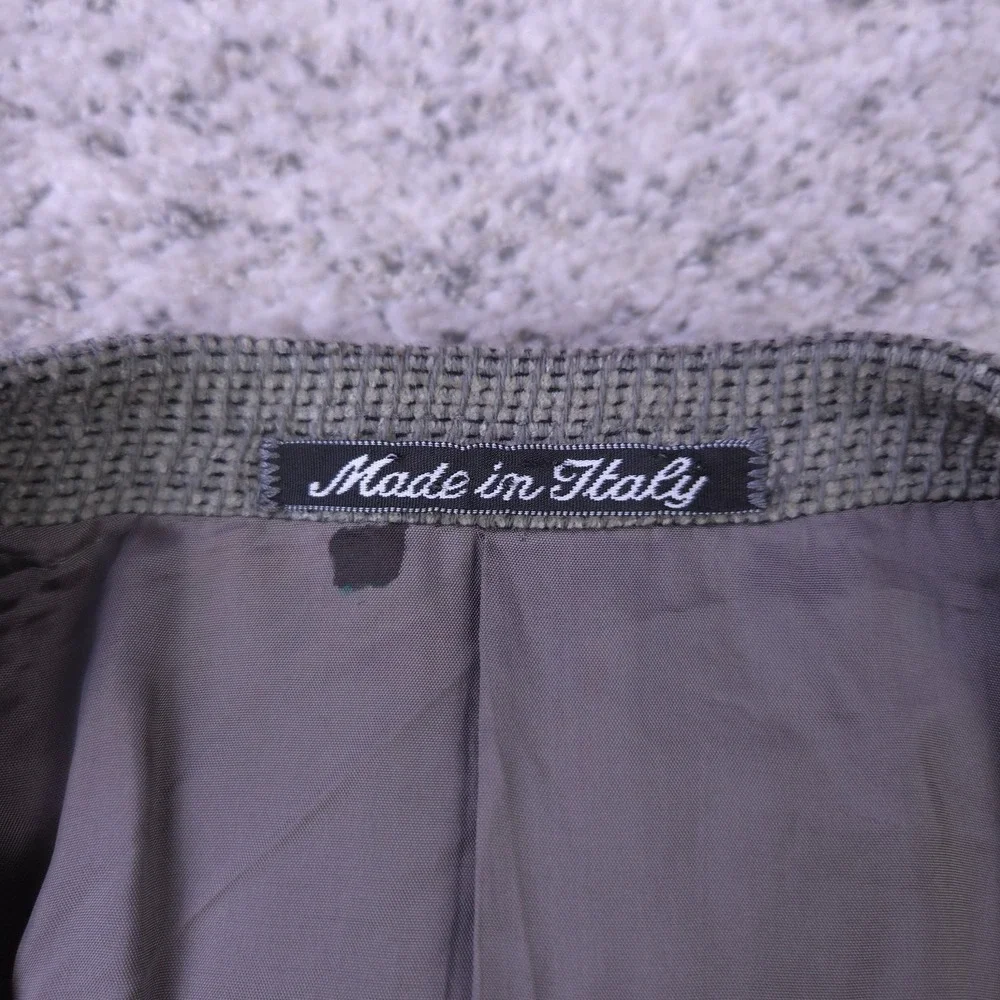 VTG Mani Sport Coat Size 41 Reg Jacket Wool Blend Saks Fifth Avenue Italy Knit